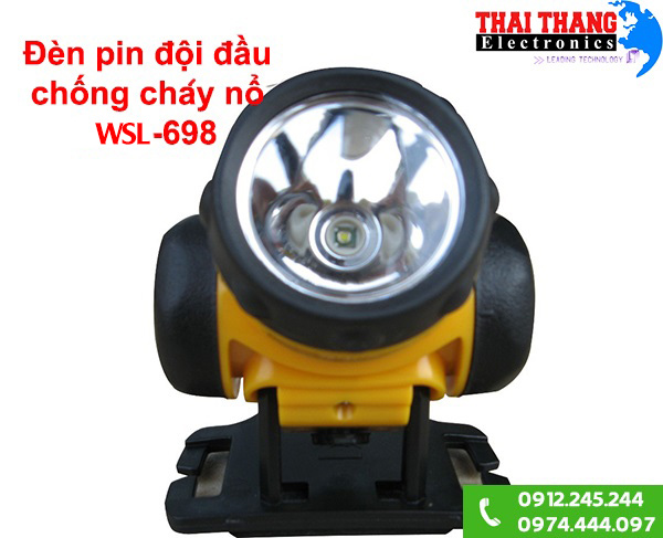 Đèn pin chống cháy nổ Wasing WSL-698 đội đầu