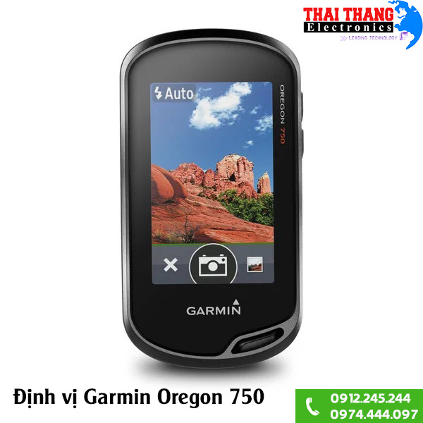 Thiết bị định vị GPS Garmin Oregon 750 chụp ảnh