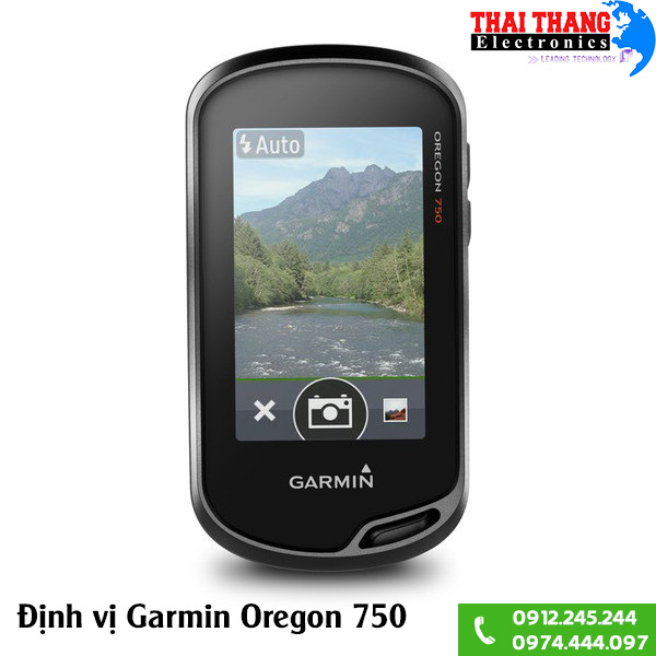 Thiết bị định vị GPS Garmin Oregon 750 chụp ảnh