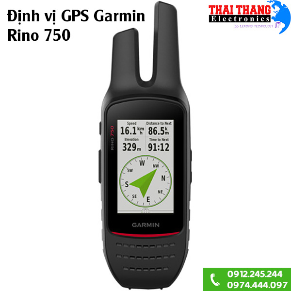 Định vị cầm tay Garmin Rino 750 tích hợp bộ đàm