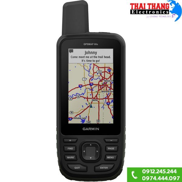 Định vị vệ tinh chuyên dụng Garmin 66s