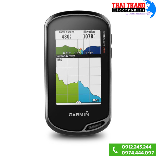 Thiết bị định vị GPS Garmin Oregon 750 chụp ảnh