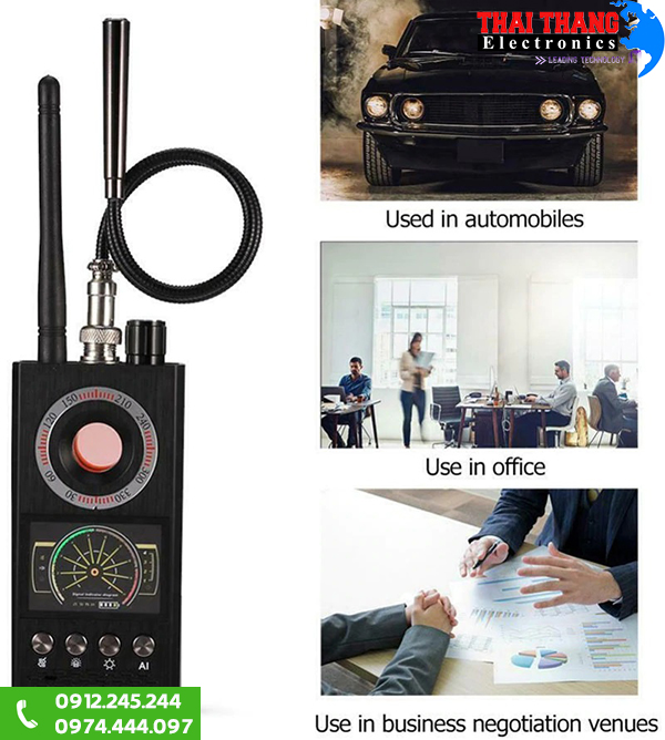 Thiết bị phát hiện camera ngụy trang thiết bị nghe lén K68