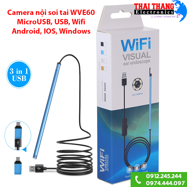 Camera nội soi tai chuyên dụng WVE60