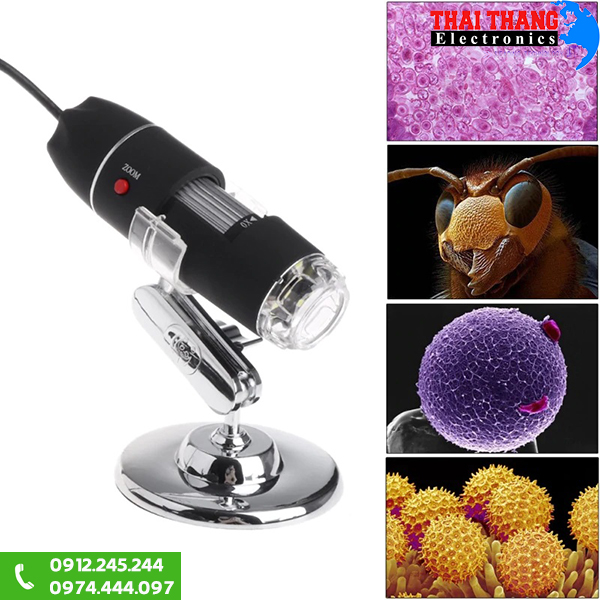 Kính hiển vi điện tử USB DM43 Zoom 1600x