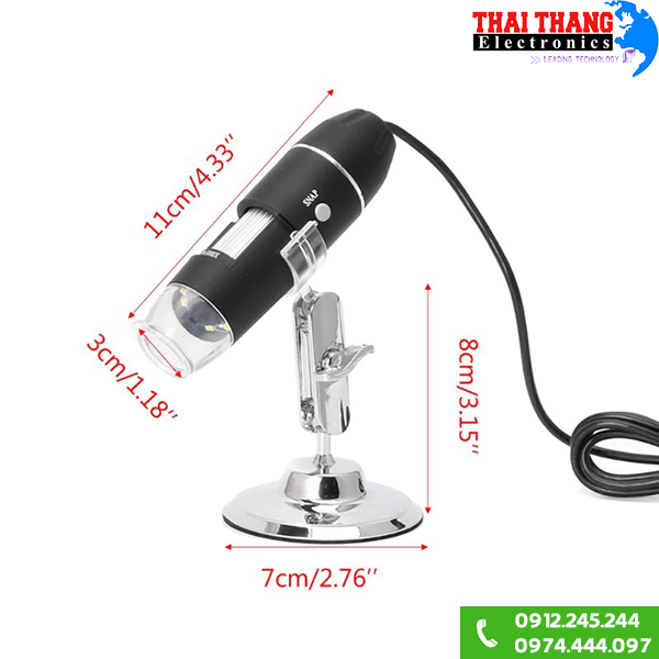Kính hiển vi điện tử USB DM38 Zoom 1000x