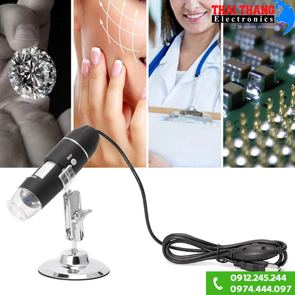Kính hiển vi điện tử USB DM38 Zoom 1000x