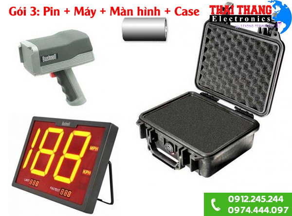 Súng bắn tốc độ cầm tay 10-200mph