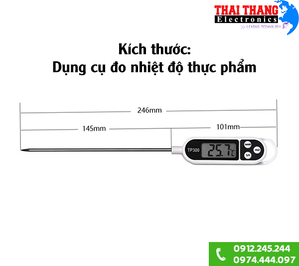 Thiết bị đo nhiệt độ thực phẩm TP300