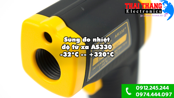 Súng đo nhiệt độ hồng ngoại AS330 -32 đến 330 độ C