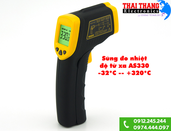 Súng đo nhiệt độ hồng ngoại AS330 -32 đến 330 độ C