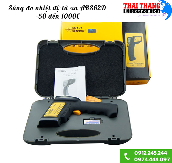 Súng đo nhiệt độ từ xa AR862D -50 đến 1000ºC