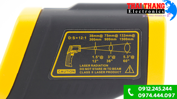 Súng đo nhiệt độ hồng ngoại AS330 -32 đến 330 độ C