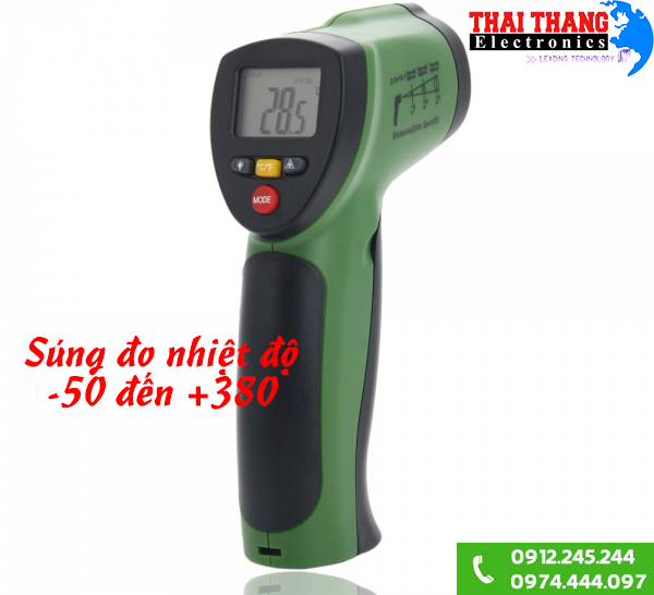 Súng đo nhiệt độ hồng ngoại F380 độ C Germany