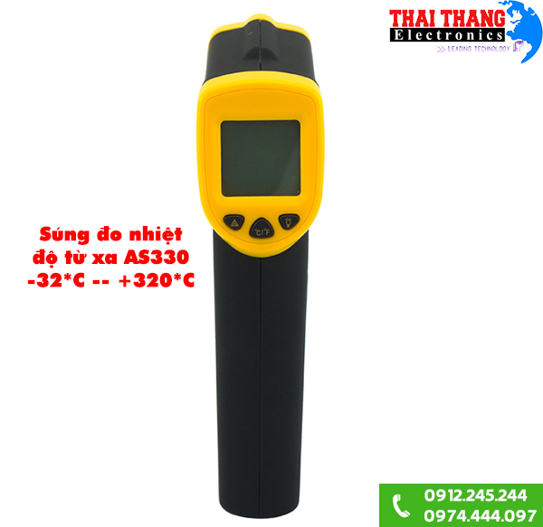 Súng đo nhiệt độ hồng ngoại AS330 -32 đến 330 độ C