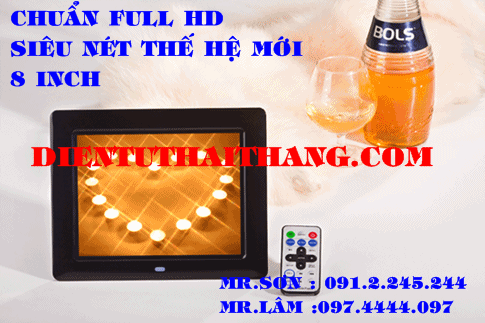 Khung ảnh 8 inch full HD siêu nét