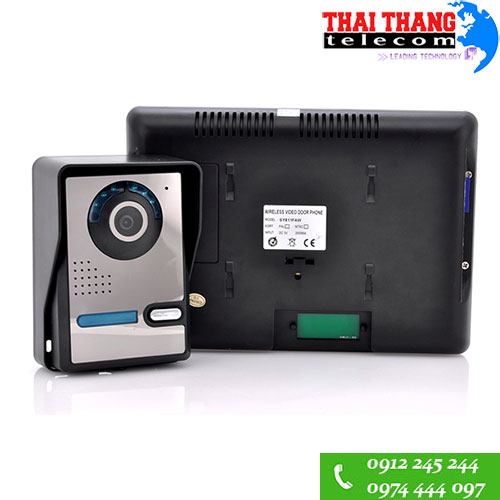 Chuông cửa không dây có màn hình 7 Inch cảm ứng CHKD300