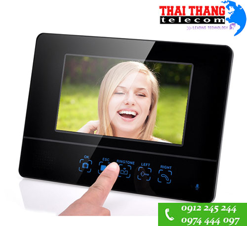 Chuông cửa không dây có màn hình 7 Inch cảm ứng CHKD300