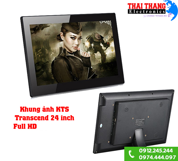 Khung ảnh số Transcend 24 inch Full HD 1920x1080
