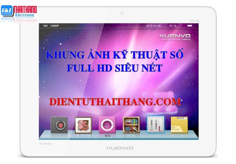 Khung ảnh số 3D chuất lượng cao full HD siêu nét