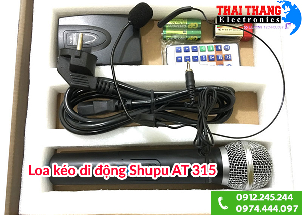 Loa vali kéo di động loa hát karaoke Shupu AT 315