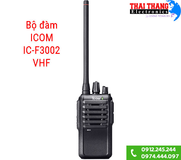 Máy bộ đàm chính hãng ICOM IC-F3002 VHF