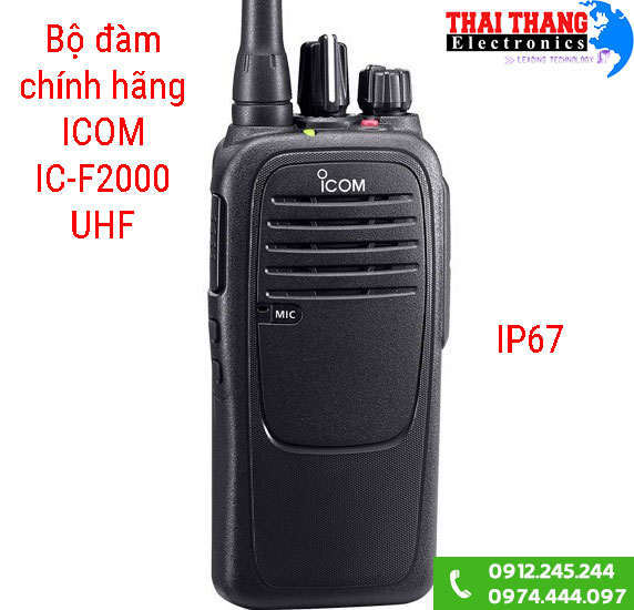 Máy bộ đàm ICOM chính hãng IC-F2000 UHF