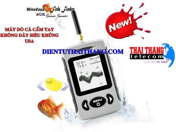MÁY DÒ CÁ CẦM TAY KHÔNG DÂY SIÊU KHỦNG USA