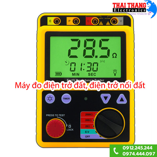 Máy đo điện trở đất, đồng hồ đo điện trở đất Đức