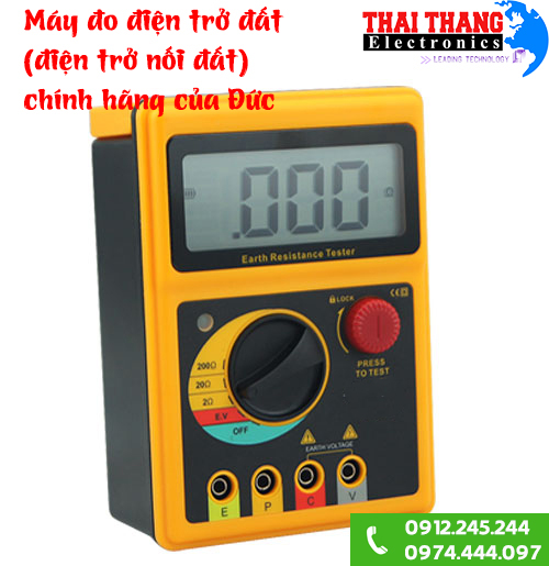 Máy đo điện trở nối đất hàng chính hãng Đức