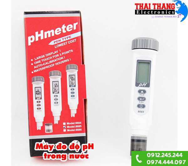 Máy đo độ PH cầm tay chính hãng giá rẻ