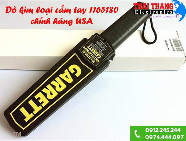 Máy dò kim loại Garret Super scanner 1165180 hàng xịn USA
