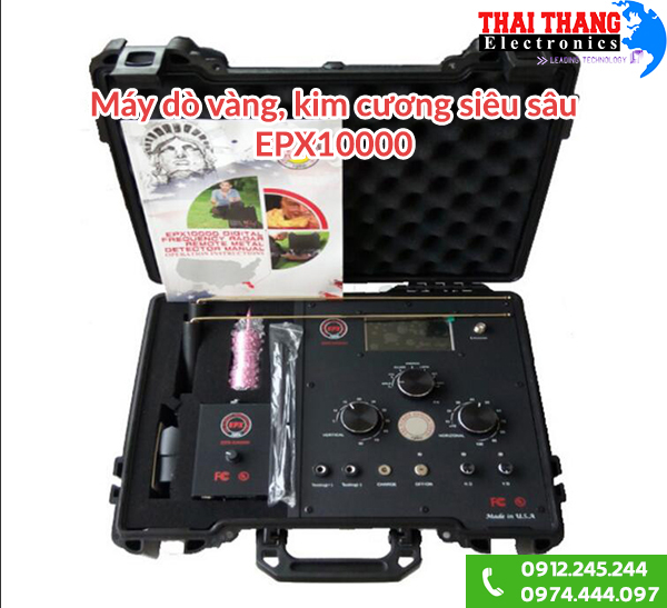 Máy dò vàng, kim cương mới nhất sâu nhất EPX10000