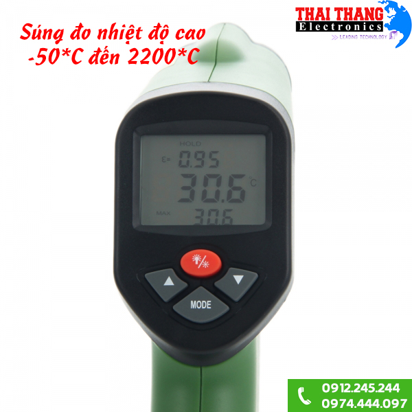 Súng đo nhiệt độ từ xa 2200 độ sản xuất tại Đức