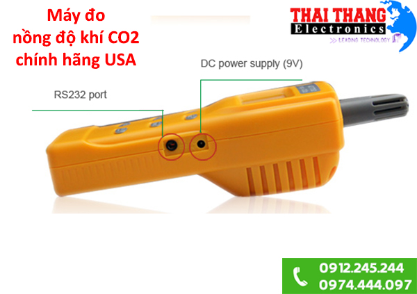 Máy đo nồng độ khí CO2 chính hãng USA