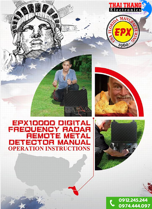 Máy dò vàng, kim cương mới nhất sâu nhất EPX10000