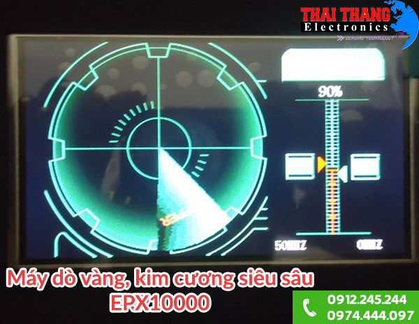 Máy dò vàng, kim cương mới nhất sâu nhất EPX10000