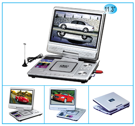 Máy nghe nhạc, xem phim, xem tivi Portable DVD-115