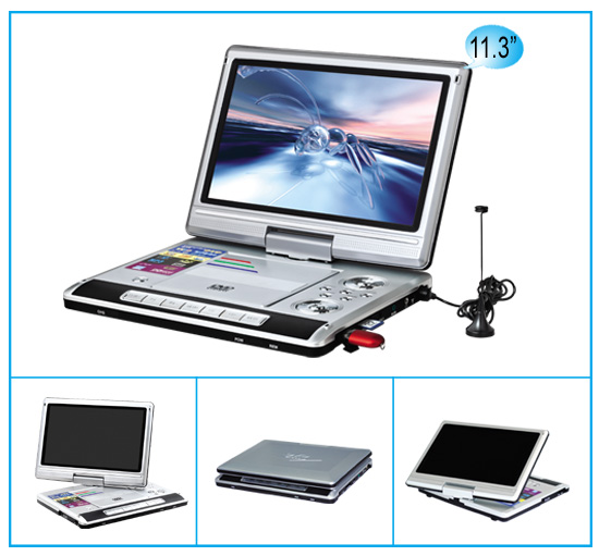 Máy nghe nhạc, xem phim, xem tivi Portable DVD-118