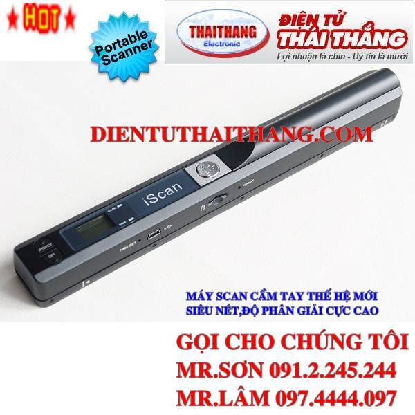 MÁY SCAN CẦM TAY ISCAN THẾ HỆ MỚI SIÊU NÉT 900DPI