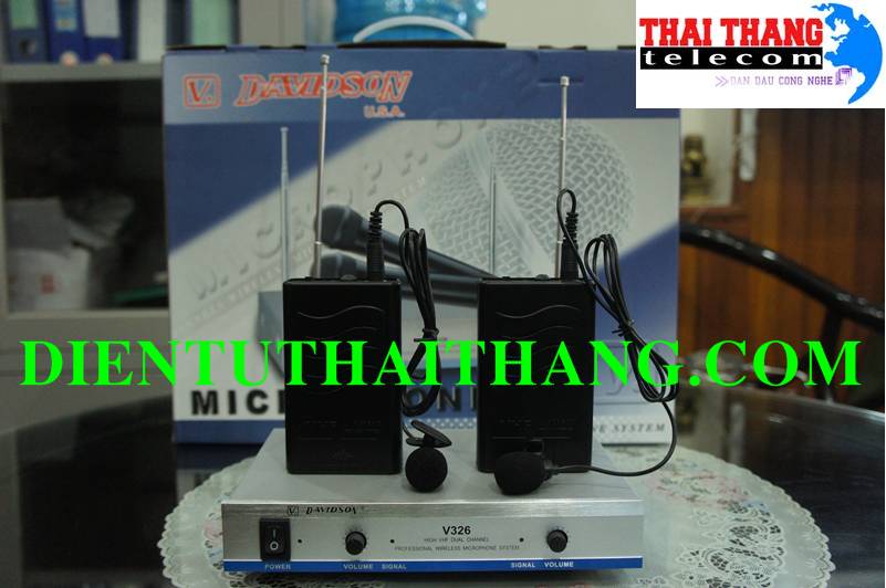 MICRO CÀI ÁO DAVIDSON V326 KHÔNG DÂY