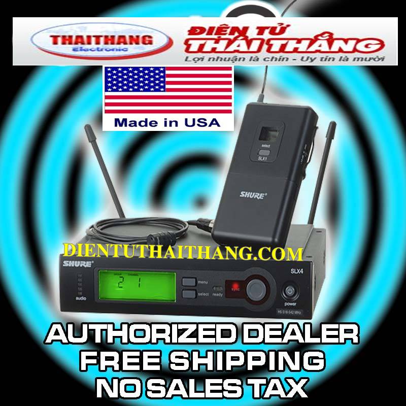MICRO CÀI ÁO SHURE SLX14/85 USA KHÔNG DÂY
