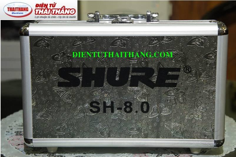 MICRO CÓ DÂY SHURE SH8.0CHÍNH HÃNG USA SIÊU KHỦNG