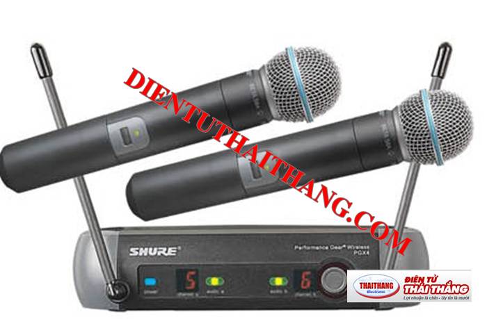 MICRO KHÔNG DÂY SHURE PGX242/SM58 CHÍNH HÃNG USA