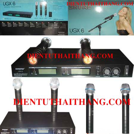 MICRO KHÔNG DÂY SHURE UGX6 HÀNG XỊN CỦA USA
