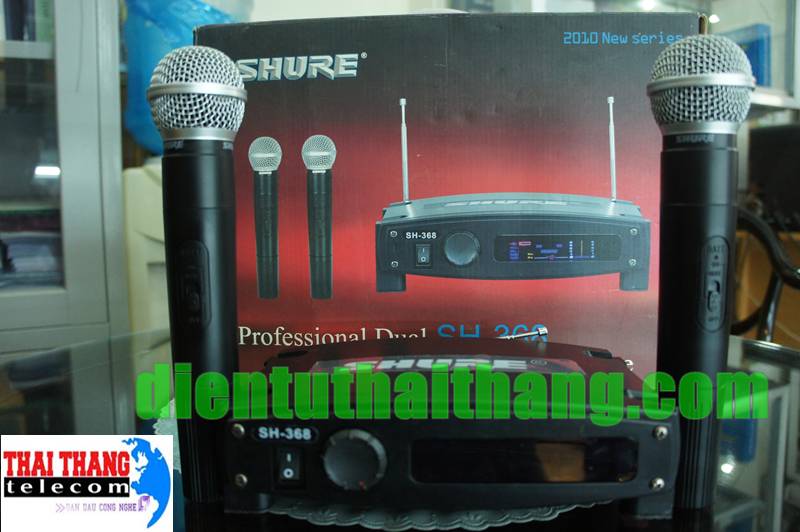 MICRO SHURE KHÔNG DÂY SH-368 LIÊN DOANH USA