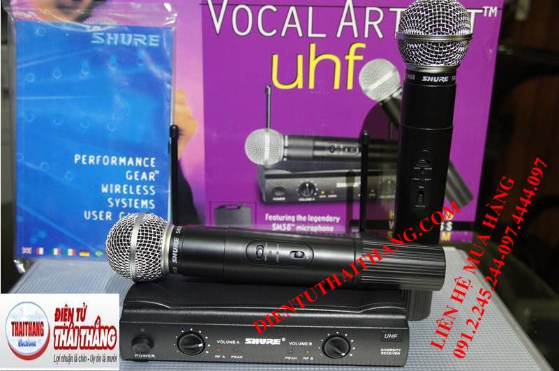 MICRO SHURE KHÔNG DÂY SM58 EUT24/58-TH