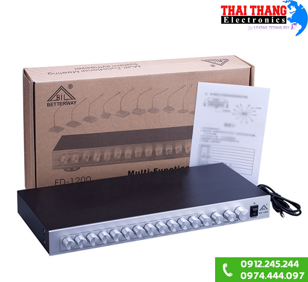 Bộ chia tín hiệu micro hội nghị ED-1200