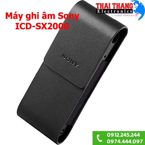 Máy ghi âm Sony ICD-SX2000 cho nhà báo phóng viên