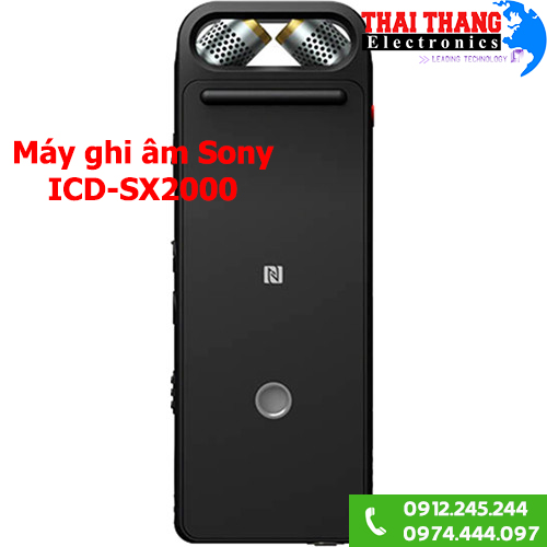 Máy ghi âm Sony ICD-SX2000 cho nhà báo phóng viên
